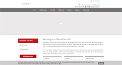 Desktop Screenshot of hotelborrell.com