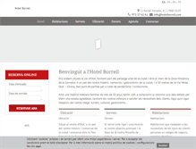 Tablet Screenshot of hotelborrell.com